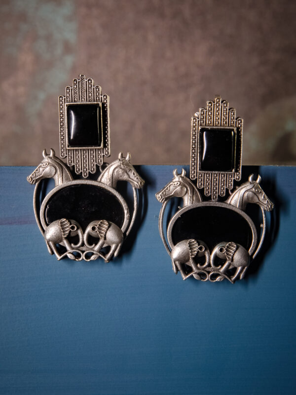 Ashva Noir Studs - Image 2