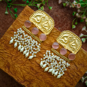 Royal Mayura Dangler Earrings
