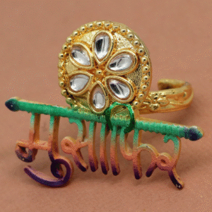 Floral Kundan “Maharani” Ring