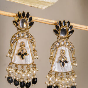 Black Pearl Drop Earrings