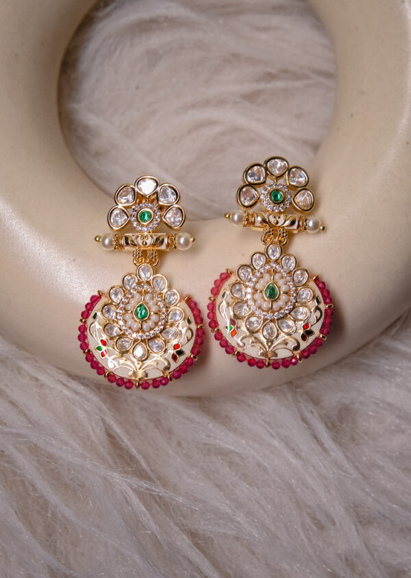 Royal Bloom Kundan Earrings