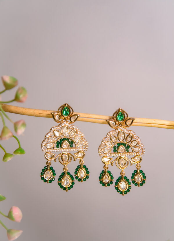 Anaya Green Jhumka - Image 2