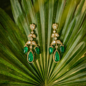 Sitara Green Shine Earrings